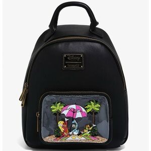 Loungefly Disney Black Backpack Three Caballeros